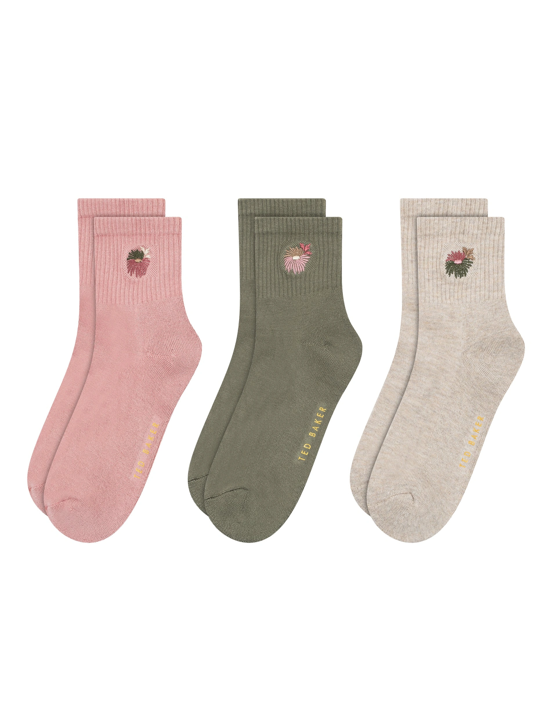 3 paia calzini donna in spugna alta alla caviglia, comfort e stile assicurati.